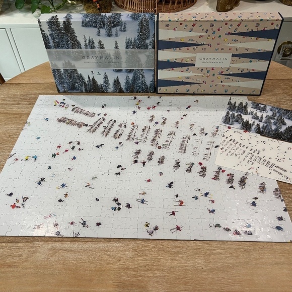 Gray Malin Puzzle 🧩 Backgammon Collection, Set of 2 Collectible - Picture 2 of 15